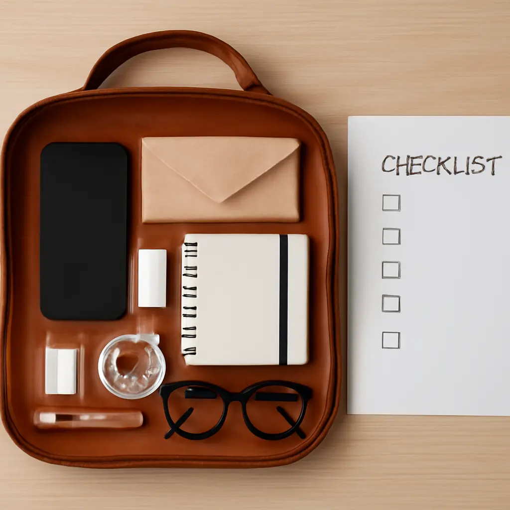 Чек-лист необходимых вещей в сумке для спортзала