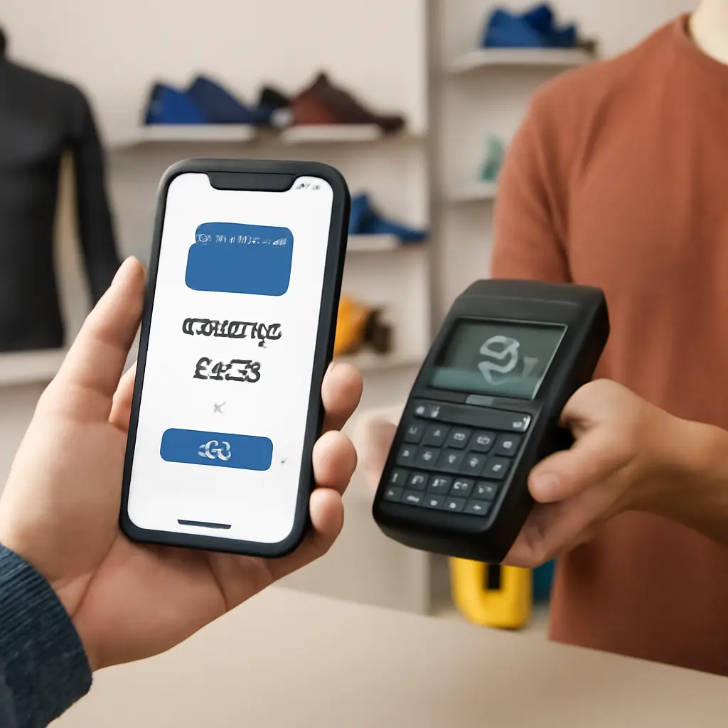 Оплата спортивного снаряжения с телефона через криптовалюту